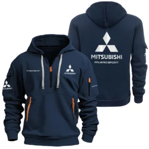 Mitsubishi Pajero Sport Half Zipper Hoodie SNOVHHZ25MSBPAJ - Mitsubishi Pajero Sport Hoodie
