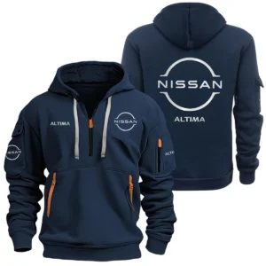 Nissan Altima Half Zipper Hoodie SNOVHHZ25NIALT - Nissan Altima Hoodie