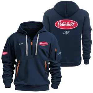 Peterbilt 389 Half Zipper Hoodie SNOVHHZ25PT389 - Peterbilt 389 Hoodie