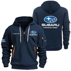 Subaru Crosstrek Half Zipper Hoodie SNOVHHZ25SUCRO - Subaru Crosstrek Hoodie