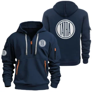 Tatra Trucks Exclusive Logo Performance Half Zipper Hoodie SNOVHHZ25TTZZ - Tatra Trucks Hoodie