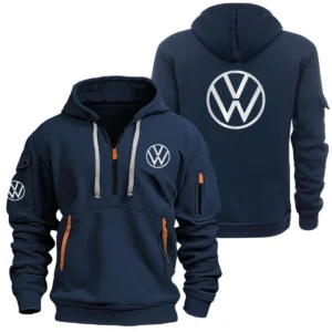 Volkswagen Exclusive Logo Performance Half Zipper Hoodie SNOVHHZ25VWZZ - Volkswagen Hoodie