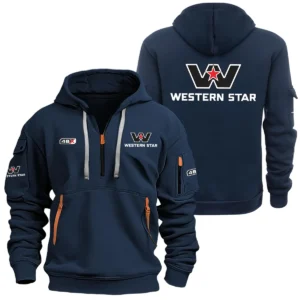 Western Star 48X Half Zipper Hoodie SNOVHHZ25WS48X - Western Star 48X Hoodie