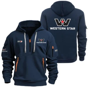 Western Star 57X Half Zipper Hoodie SNOVHHZ25WS57X - Western Star 57X Hoodie