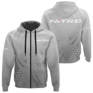 Nitro Exclusive Logo Performance Zipper Hoodie TTFSHDZ3D081907NZ - Nitro Hoodie
