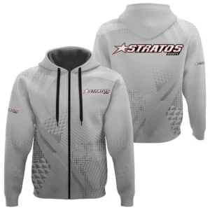 Stratos Exclusive Logo Performance Zipper Hoodie TTFSHDZ3D081907SAZ - Stratos Hoodie