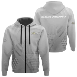 Sea Hunt Exclusive Logo Performance Zipper Hoodie TTFSHDZ3D081907SEZ - Sea Hunt Hoodie