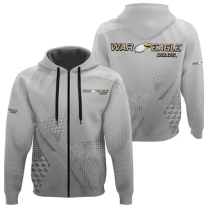 War Eagle Exclusive Logo Performance Zipper Hoodie TTFSHDZ3D081907WEZ - War Eagle Hoodie