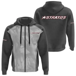 Stratos Exclusive Logo Performance Zipper Hoodie TTFSHDZ3D081910SAZ - Stratos Hoodie