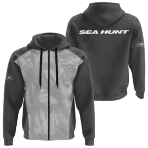 Sea Hunt Exclusive Logo Performance Zipper Hoodie TTFSHDZ3D081910SEZ - Sea Hunt Hoodie