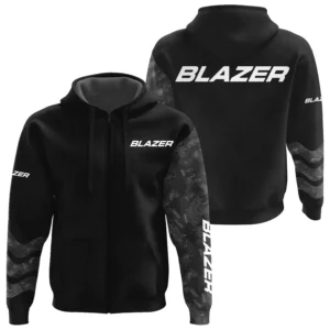 Blazer Exclusive Logo Performance Zipper Hoodie TTFSHDZ3D081911BLZ - Blazer Hoodie