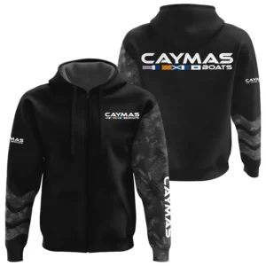 Caymas Exclusive Logo Performance Zipper Hoodie TTFSHDZ3D081911CBZ - Caymas Hoodie