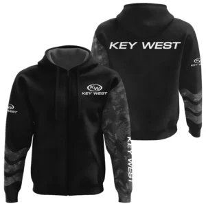 Key West Exclusive Logo Performance Zipper Hoodie TTFSHDZ3D081911KWZ - Key West Hoodie