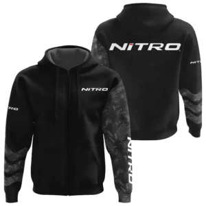 Nitro Exclusive Logo Performance Zipper Hoodie TTFSHDZ3D081911NZ - Nitro Hoodie