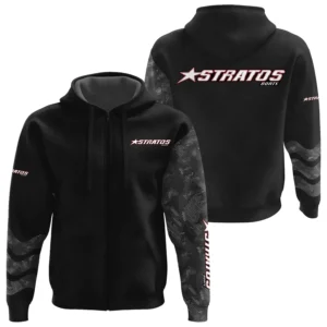Stratos Exclusive Logo Performance Zipper Hoodie TTFSHDZ3D081911SAZ - Stratos Hoodie
