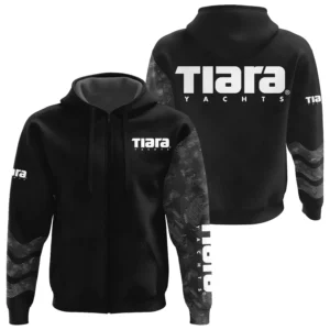 Tiara Yachts Exclusive Logo Performance Zipper Hoodie TTFSHDZ3D081911TYZ - Tiara Yachts Hoodie