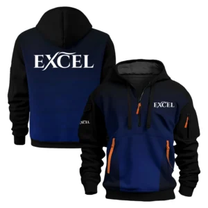 Excel Exclusive Logo Performance Half Zipper Hoodie TTFSHHZ3D081902EXZ - Excel Hoodie