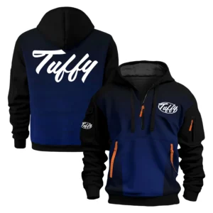Tuffy Exclusive Logo Performance Half Zipper Hoodie TTFSHHZ3D081902TUZ - Tuffy Hoodie