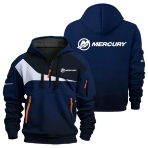 Mercury Exclusive Logo Performance Half Zipper Hoodie TTFSHHZ3D081903MZ - Mercury Hoodie