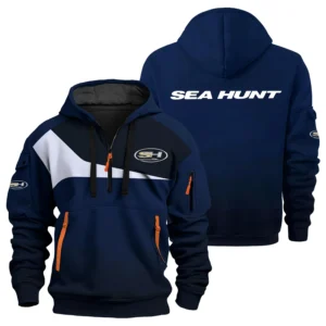 Sea Hunt Exclusive Logo Performance Half Zipper Hoodie TTFSHHZ3D081903SEZ - Sea Hunt Hoodie