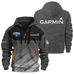 Garmin B.A.S.S. Nation Half Zipper Hoodie TTFSHHZ3D081904BNGZ - Garmin B.A.S.S. Nation Hoodie