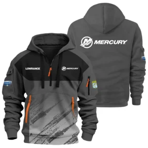 Mercury B.A.S.S. Nation Lowrance Half Zipper Hoodie TTFSHHZ3D081904BNMLZ - Mercury B.A.S.S. Nation Lowrance Hoodie