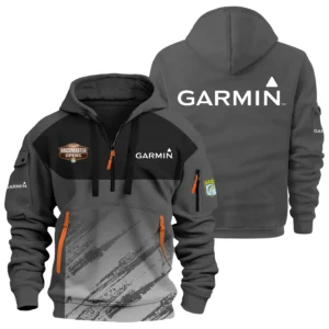 Garmin Bassmaster Opens Half Zipper Hoodie TTFSHHZ3D081904BOGZ - Garmin Bassmaster Opens Hoodie