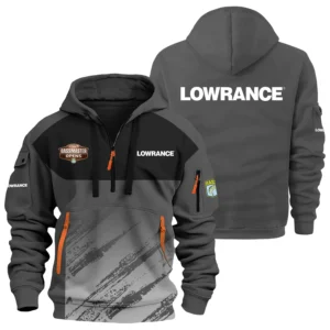 Lowrance Bassmaster Opens Half Zipper Hoodie TTFSHHZ3D081904BOLZ - Lowrance Bassmaster Opens Hoodie