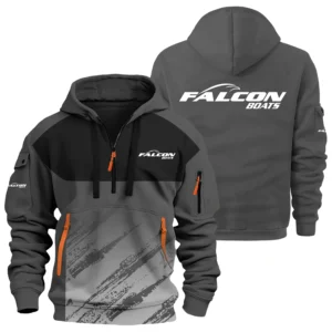 Falcon Exclusive Logo Performance Half Zipper Hoodie TTFSHHZ3D081904FAZ - Falcon Hoodie