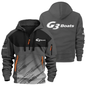 G3 Exclusive Logo Performance Half Zipper Hoodie TTFSHHZ3D081904G3Z - G3 Hoodie