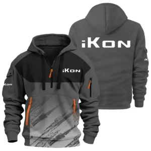 iKon Exclusive Logo Performance Half Zipper Hoodie TTFSHHZ3D081904IBZ - iKon Hoodie