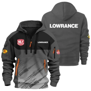 Lowrance Bass Pro Tour Performance Half Zipper Hoodie TTFSHHZ3D081904MPLZ - Lowrance Bass Pro Tour Hoodie