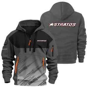 Stratos Exclusive Logo Performance Half Zipper Hoodie TTFSHHZ3D081904SAZ - Stratos Hoodie