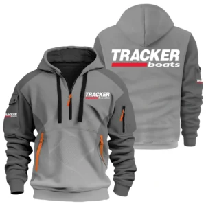 Tracker Exclusive Logo Performance Half Zipper Hoodie TTFSHHZ3D081905TRZ - Tracker Hoodie