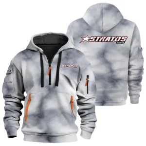 Stratos Exclusive Logo Performance Half Zipper Hoodie TTFSHHZ3D081906SAZ - Stratos Hoodie