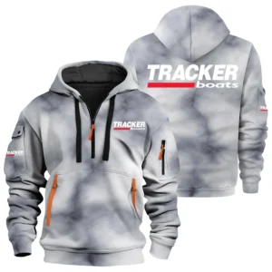 Tracker Exclusive Logo Performance Half Zipper Hoodie TTFSHHZ3D081906TRZ - Tracker Hoodie