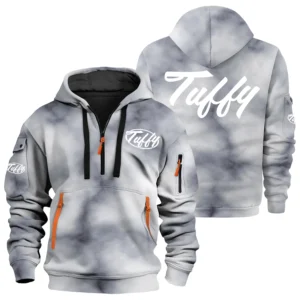 Tuffy Exclusive Logo Performance Half Zipper Hoodie TTFSHHZ3D081906TUZ - Tuffy Hoodie