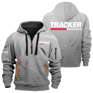 Tracker Exclusive Logo Performance Half Zipper Hoodie TTFSHHZ3D081907TRZ - Tracker Hoodie