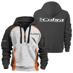 Cobra Exclusive Logo Performance Half Zipper Hoodie TTFSHHZ3D081909COZ - Cobra Hoodie