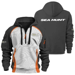Sea Hunt Exclusive Logo Performance Half Zipper Hoodie TTFSHHZ3D081909SEZ - Sea Hunt Hoodie