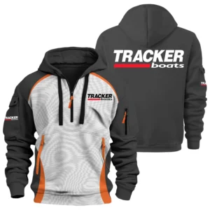 Tracker Exclusive Logo Performance Half Zipper Hoodie TTFSHHZ3D081909TRZ - Tracker Hoodie