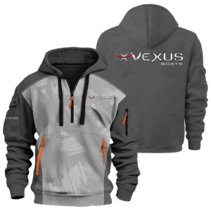 Vexus Exclusive Logo Performance Half Zipper Hoodie TTFSHHZ3D081910VBZ - Vexus Hoodie