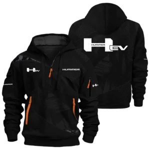 Hummer EV Exclusive Logo Performance Half Zipper Hoodie CARHHZ110612HHEZ - Hummer EV Hoodie