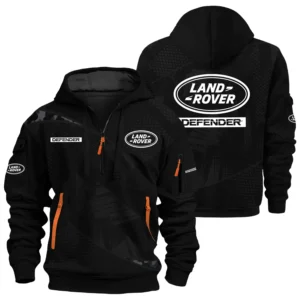 Land Rover Defender Exclusive Logo Performance Half Zipper Hoodie CARHHZ110612LRDZ - Land Rover Defender Hoodie
