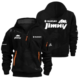 Suzuki Jimny Exclusive Logo Performance Half Zipper Hoodie CARHHZ110612SZJZ - Suzuki Jimny Hoodie