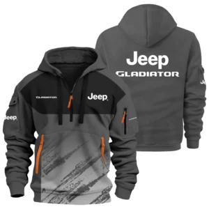 Jeep Gladiator Exclusive Logo Performance Half Zipper Hoodie CARNHHZ110604JGLZ - Jeep Gladiator Hoodie
