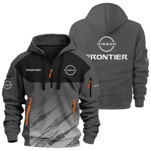 Nissan Frontier Exclusive Logo Performance Half Zipper Hoodie CARNHHZ110604NFTZ - Nissan Frontier Hoodie