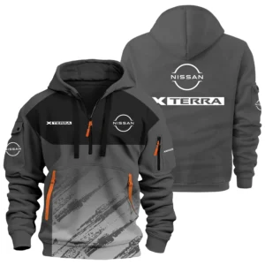 Nissan X-Terra Exclusive Logo Performance Half Zipper Hoodie CARNHHZ110604NXTZ - Nissan X-Terra Hoodie