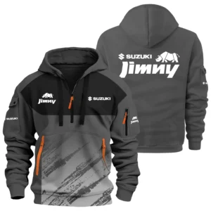 Suzuki Jimny Exclusive Logo Performance Half Zipper Hoodie CARNHHZ110604SZJZ - Suzuki Jimny Hoodie