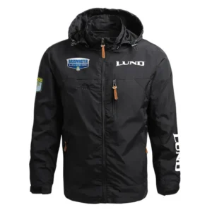 Lund B.A.S.S. Nation Waterproof Outdoor Jacket Detachable Hood HCPDJH611LBN - Lund B.A.S.S. Nation Gift